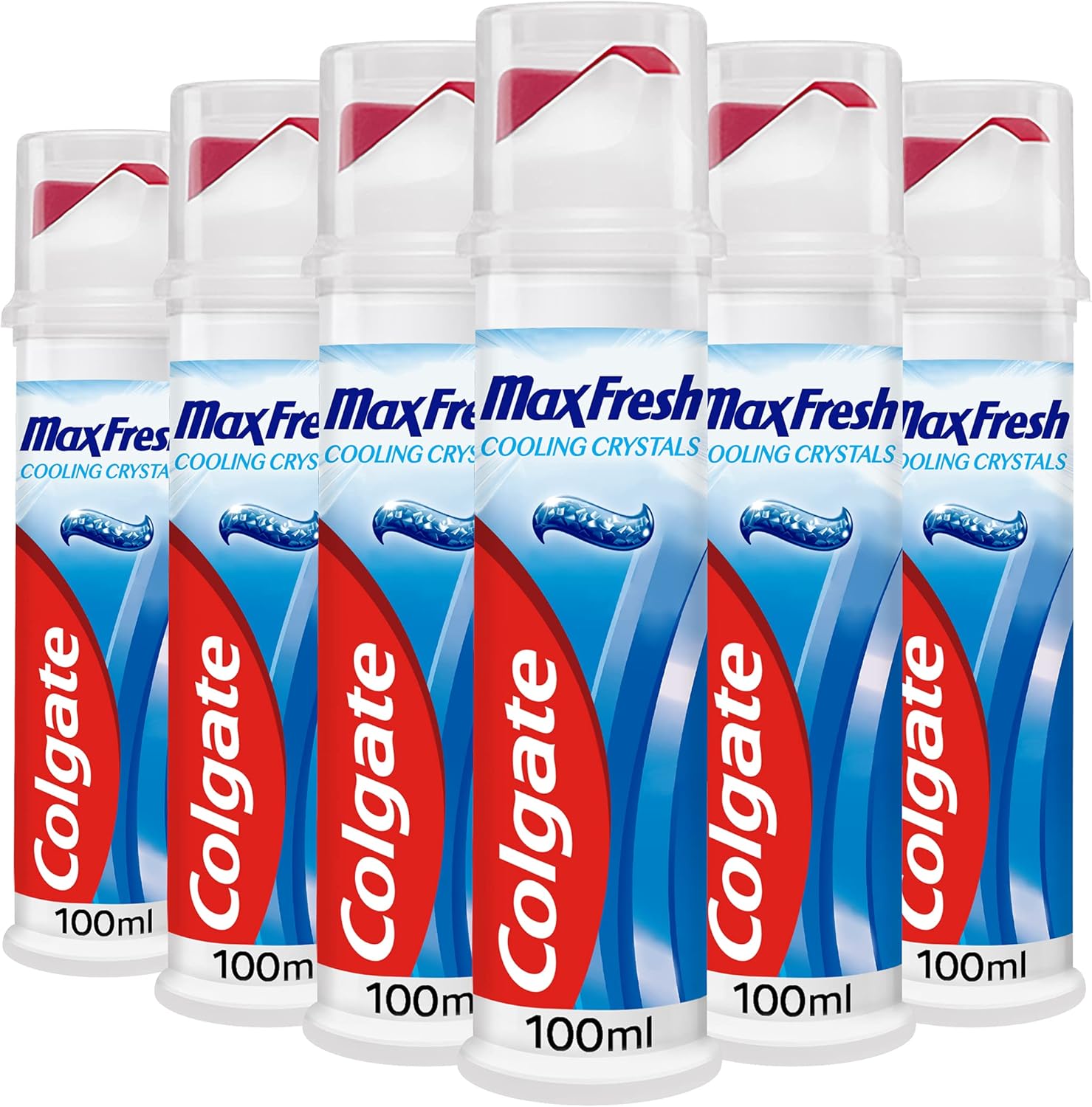Colgate Max Fresh Toothpaste with Cooling Crystals 6 x 100ml
