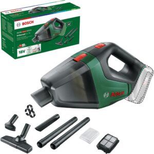 Bosch Home and Garden Cordless Vacuum Cleaner Universalvac 18, Without Battery, in Carton Packaging, Green